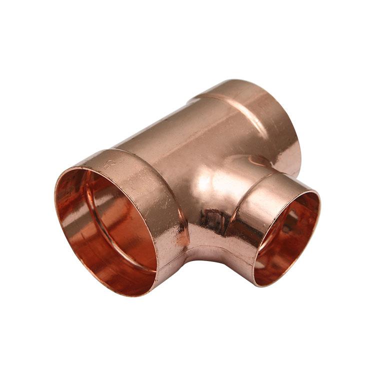 Red Tee Dwv Wrought Copper C*C*C